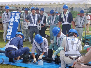 南砺市総合防災訓練